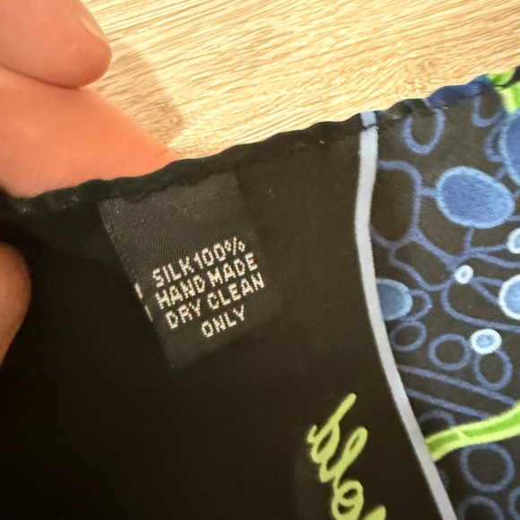 100% silk handmade scarf - Picture 2 of 2